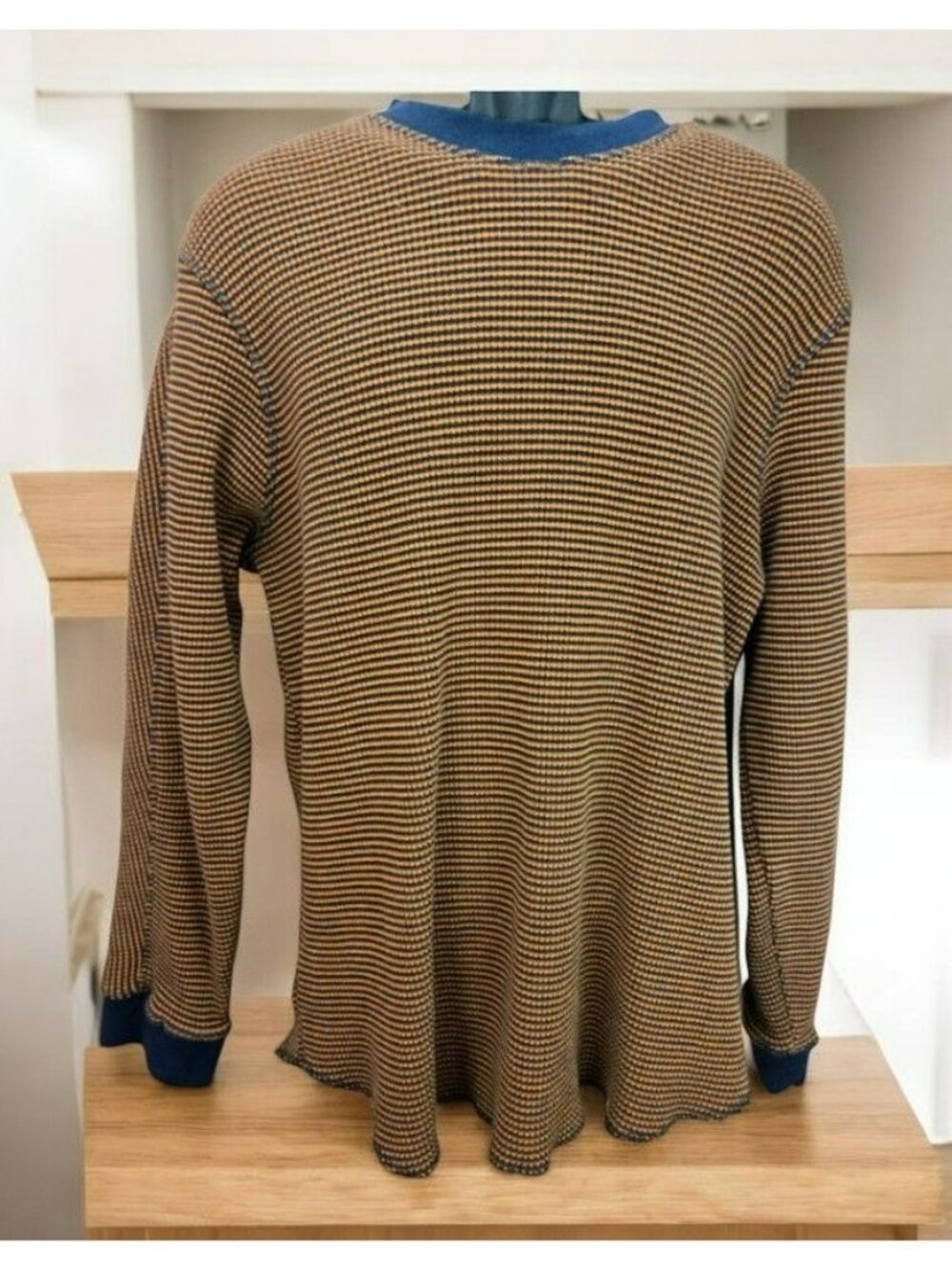 Levis Mens Relaxed Fit Crewneck Thermal Sweatshirt Large